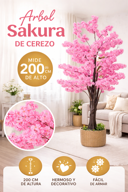 Arbol Sakura Cerezo 200cm